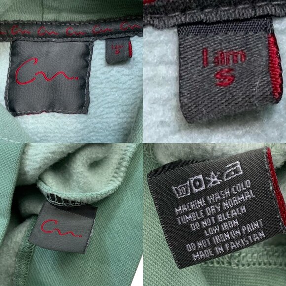 CVLZD Civilized Nations Just Because Hoodie Sweatshirt S Green Long Sleeve Logo - Picture 3 of 12